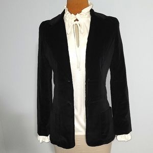 VNTG (50's) Black velvet jacket  Sz S